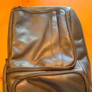 eBags Weekender Slim Leather Travel backpack